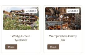 Gutscheine vom Tyrolerhof